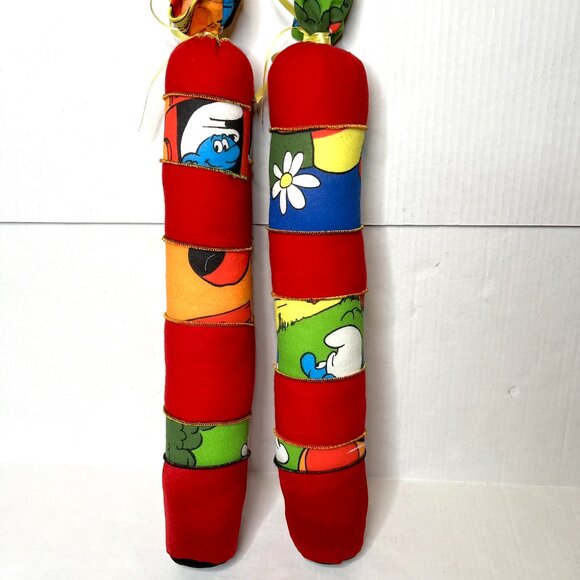 Handmade Fabric Boot Shapers Vintage Tie Dye Cartoon Patchwork Trees Inserts OS - Picture 6 of 12